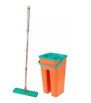 Mop Rodo Flat Esfregão Com Balde 5 Litros Mop Rodo Flat Esfregão Com Balde 5 Litros