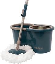 Mop Rotatório Balde 13L com Cesto Inox e 2 Refis Goedert Group