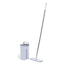 Mop Slim Com Balde 5,7 Litros Esfregão Branco e Lilás Simplo Mop Slim Com Balde 5,7 Litros Esfregão Branco e Lilás Simplo