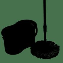 Mop Spin 360 Plastico Cabo Metalico 46x26,5x22cm