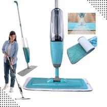 Mop Spray 3 em 1 com Reservatório 400ml - Esfregão Mágico para Limpeza Completa: Lava, Enxágua e Seca