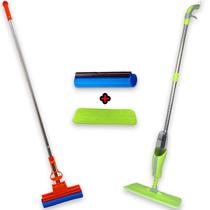 Mop Spray C/ 1 Refil Extra, Rodo Mágico 27 Cm c/ 1 Refil Extra
