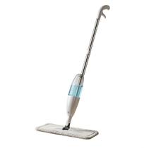 Mop Spray com Dispenser de 400 ml e Gatilho, Esfregão com Pano de Microfibra Reutilizável, Rotação 360, Cabo em Aço Inox Mop Spray com Dispenser de 400 ml e Gatilho, Esfregão com Pano de Microfibra Reutilizável, Rotação 360, Cabo em Aço Inox