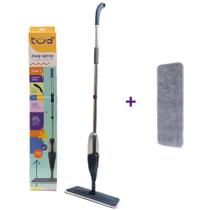 Mop Spray Com Gatilho Dispenser 350ml Lavável Cabo Regulável Multiuso + Microfibra Extra Limpeza Tud Mop Spray Com Gatilho Dispenser 350ml Lavável Cabo Regulável Multiuso + Microfibra Extra Limpeza Tud