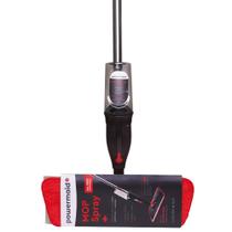 Mop Spray com Reservatório de Água Vassoura Esfregão Rodo Mágico Cabo em Inox Powermaid