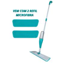Mop Spray FIT Giratório Com 2 Refil Microfibra reservatório 365ml Borrifa Limpa e Seca Limpeza Com Eficiência Mop Spray FIT Giratório Com 2 Refil Microfibra reservatório 365ml Borrifa Limpa e Seca Limpeza Com Eficiência