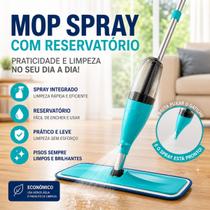 Mop Spray Flat Rodo Mágico Com Reservatório Pulverizador