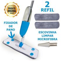 Mop Spray Giratório Limpeza Flash Mágico Rodo 2 REFIL Esfregão K80