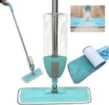 Mop Spray Giratório Limpeza Flash Mágico Rodo Esfregão Flat Casa Prestige