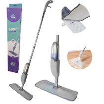 Mop Spray Giratório Limpeza Flash Mágico Rodo Esfregão Flat