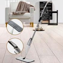 Mop Spray Giratório Rodo Microfibra para Limpeza Prática