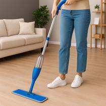 Mop Spray Integrado Com Reservatório de 380ml Sortido Cabeça Giratória 360Refil de Microfibra Lavável