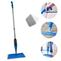 Mop Spray Rodo Limpeza Com Reservatório Panos Microfibra Higiene 123útil