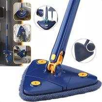 Mop Triangular 360 Vassoura Esfregão Esponja Limpeza Fácil Puxa Torce