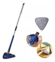 Mop Triangular Esfregão Rodo Mágico Giratório Com 1 Refil Mop Triangular Esfregão Rodo Mágico Giratório Com 1 Refil
