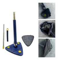 Mop Triangular Esfregão Rodo Mágico Giratório Com Microfibra