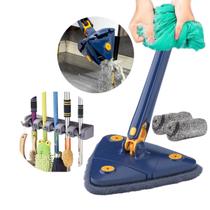 Mop Triangular Giratorio Limpeza 360 Suporte Vassoura Mop Triangular Giratorio Limpeza 360 Suporte Vassoura
