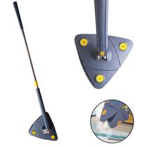Mop Triangular Limpeza Esfregão Giratório Ajustável Secador