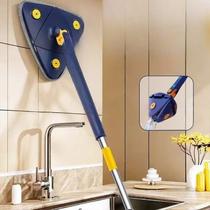 Mop Triangular para Limpeza Rodo Esfregão de Vidro Janela Piso Limpar cantos Casas Mop Triangular para Limpeza Rodo Esfregão de Vidro Janela Piso Limpar cantos Casas