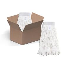 Mop Úmido Líquido Algodão Ponta Dobrada Refil Kit 12 Mop Úmido Líquido Algodão Ponta Dobrada Refil Kit 12