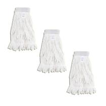 Mop Úmido Líquido Algodão Ponta Dobrada Refil Kit 3 Mop Úmido Líquido Algodão Ponta Dobrada Refil Kit 3