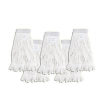 Mop Úmido Líquido Algodão Ponta Dobrada Refil Kit 5 Mop Úmido Líquido Algodão Ponta Dobrada Refil Kit 5