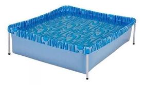 Mor Infantil Piscina Estrutural 1000L de PVC azul