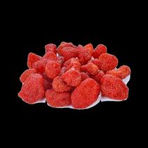 Morango desidratado glaceado