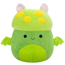 Morcego de cogumelo verde neon original Earling de pelúcia Squishmallows