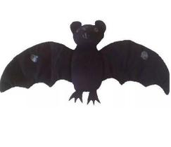 Morcego de Pelúcia 20 Preto cm Antialérgico
