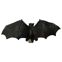 Morcego Halloween de Látex Preto e Cinza - 20cm