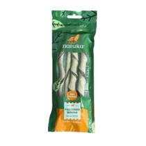 Mordedor 100% Natural Pet Palitinho de Couro Bovino 4un para Cachorro Natuka