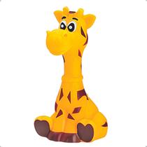 Mordedor Animais De Brinquedo Soft Para Bebe Macio Banho Girafinha Cometa