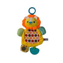 Mordedor Atividades Infantil Com Pelúcia Leão Amarelo