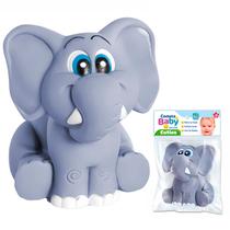 Mordedor Bebê 3 Meses Elefante Brinquedo Sensorial Vinil Macio Animais Bichinhos Da Savana Cinza Mordedor Bebê 3 Meses Elefante Brinquedo Sensorial Vinil Macio Animais Bichinhos Da Savana Cinza