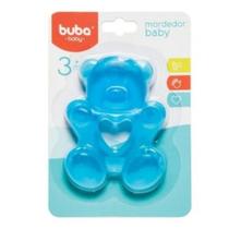 Mordedor Bebê Buba Gelado Água Urso Azul Resfriável