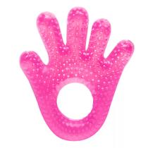 Mordedor Bebê Mãozinha Rosa Textura Macia Livre Bpa Alivia Desconforto Dentinhos Buba