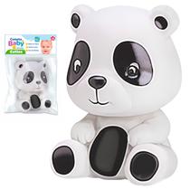 Mordedor Bebê Panda Animais Brinquedo Vinil Macio 3 Meses Animais Soft