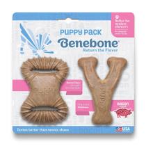 Mordedor benebone puppy 2-pack bacon para filhotes