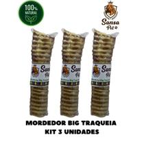 Mordedor Big Traqueia de Boi Anti Estress Remove Tártaro 20 centímetros Mordedor Big Traqueia de Boi Anti Estress Remove Tártaro 20 centímetros
