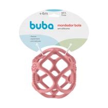 Mordedor bola em silicone rosa - buba