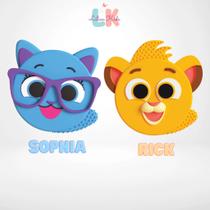 Mordedor Bolofofos com Texturas Macio para Bebês + 4 meses Pow Rick ou Sophia Mordedor Bolofofos com Texturas Macio para Bebês + 4 meses Pow Rick ou Sophia