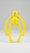 Mordedor Borracha Maciço Macaco Pet Amarelo 12cm Mordedor Borracha Maciço Macaco Pet Amarelo 12cm