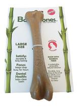 Mordedor Brinquedo Para Cachorro Osso Bamboone Frango Grande