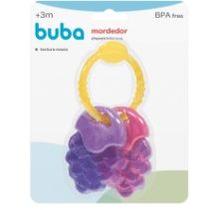 Mordedor buba com agua chaveirinho uva texturas vai na geladeira ergonômico