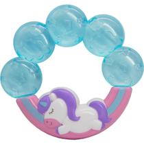 Mordedor buba com agua unicornio texturas vai na geladeira