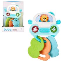 Mordedor Chaveiro Carrinho de Atividades com Luz e Som - Buba