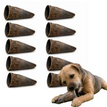 Mordedor Chifre Copinho Natural 100% Bovino Caes Petisco Pet - Mordedor Chifre Copinho Natural 100% Bovino Caes Petisco Pet -