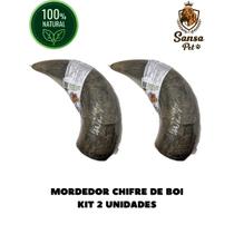 Mordedor Chifre de Boi 100% Natural Desidratado Remove Tártaro Anti Estresse Mordedor Chifre de Boi 100% Natural Desidratado Remove Tártaro Anti Estresse