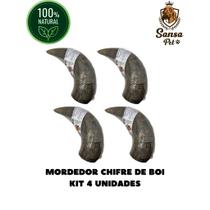 Mordedor Chifre de Boi 100% Natural Desidratado Remove Tártaro Anti Estresse